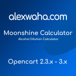 How the Alcohol Dilution Calculator Module Works in OpenCart