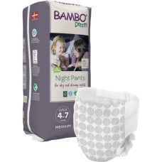 Bambo Nature Night Pants Girls M / 10 pcs