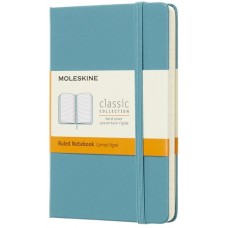 Moleskine Ruled Notebook Pocket Ocean Blue