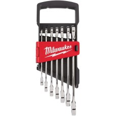 Milwaukee MAX BITE Ratcheting Metric Combination Spanner Set 7 pc (4932464993)
