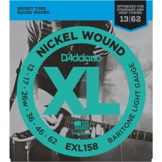 DAddario XL Nickel Wound Baritone 13-62 EXL158