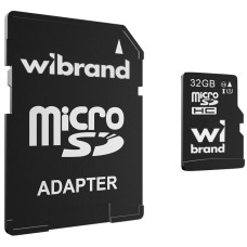 Wibrand microSD UHS-I Class 10 + Adapter 32 GB WICDHU1/32GB-A