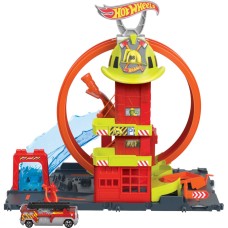 Hot Wheels Super Loop Fire Station HKX41